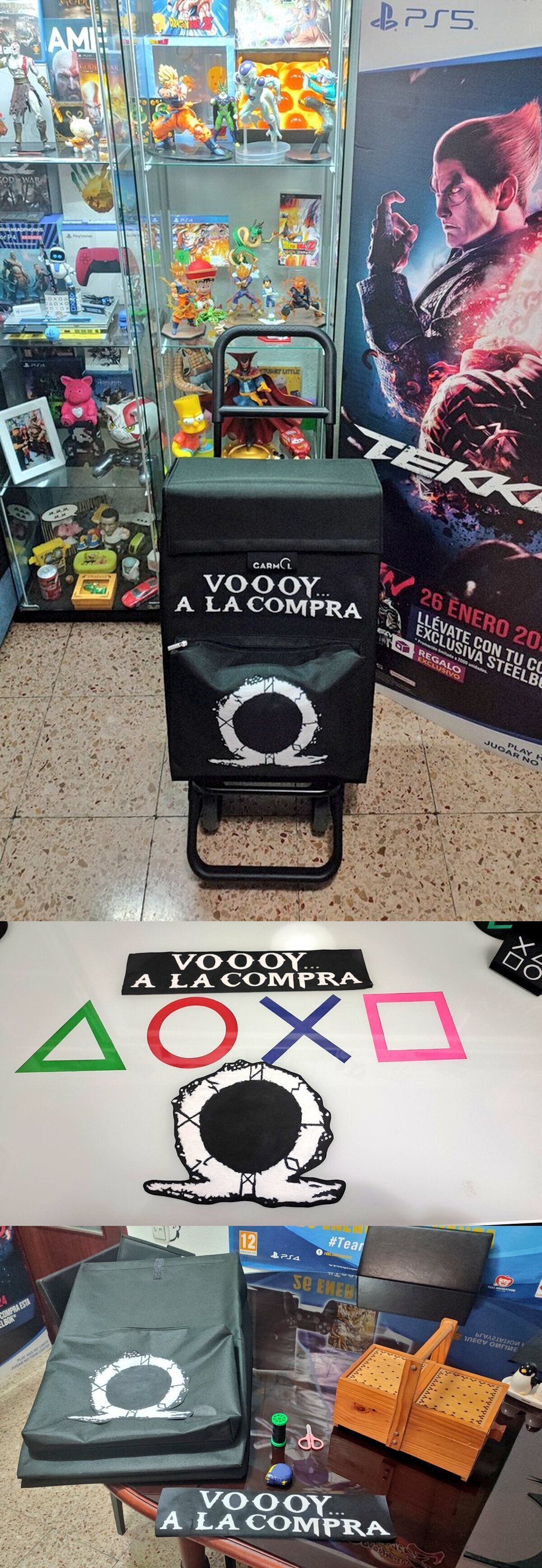 Tuve que cambiar el carrito de la compra