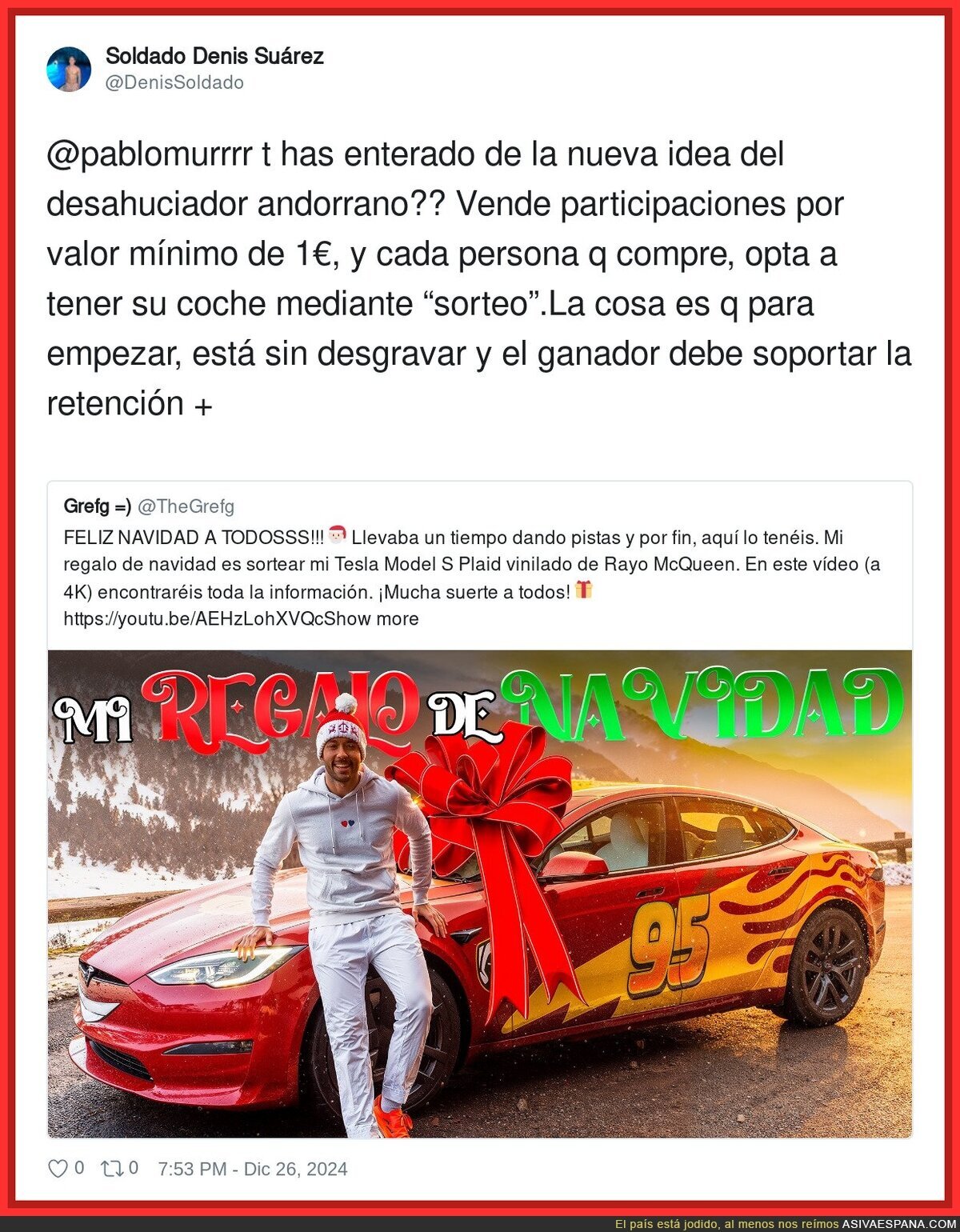 La gran estafa de The Grefg con su Tesla
