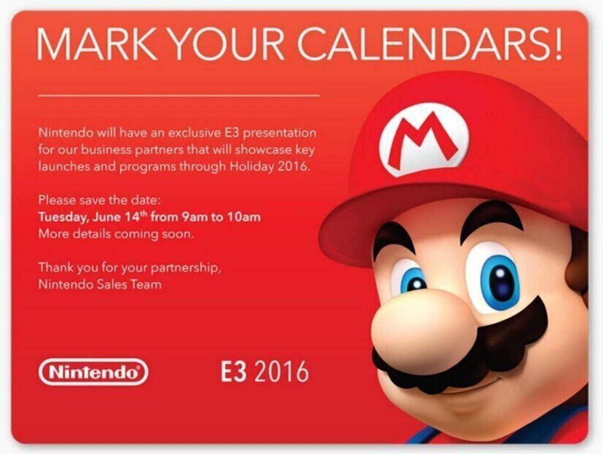 Nintendo hará una presentación exclusiva a sus socios en el E3