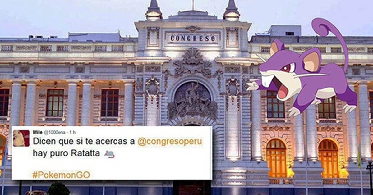 La ingeniosa respuesta del Congreso del Peru a una usuaria de Pokémon GO