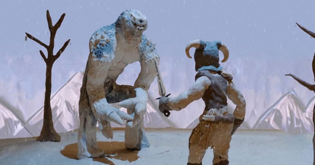 Tus mejores recuerdos en Skyrim hechos plastilina