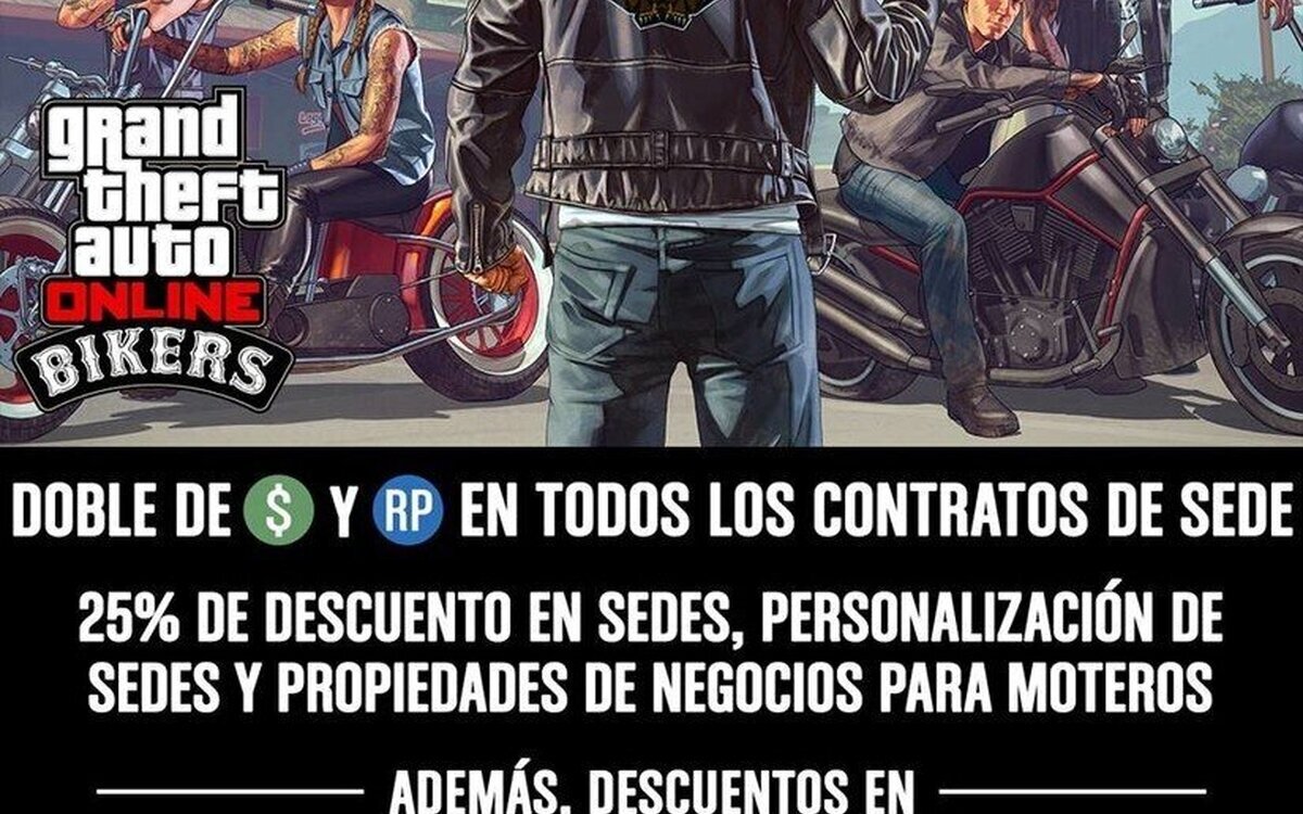 Esta semana en GTA Online: Bonificaciones para moteros, descuentos en vehículos y mucho más