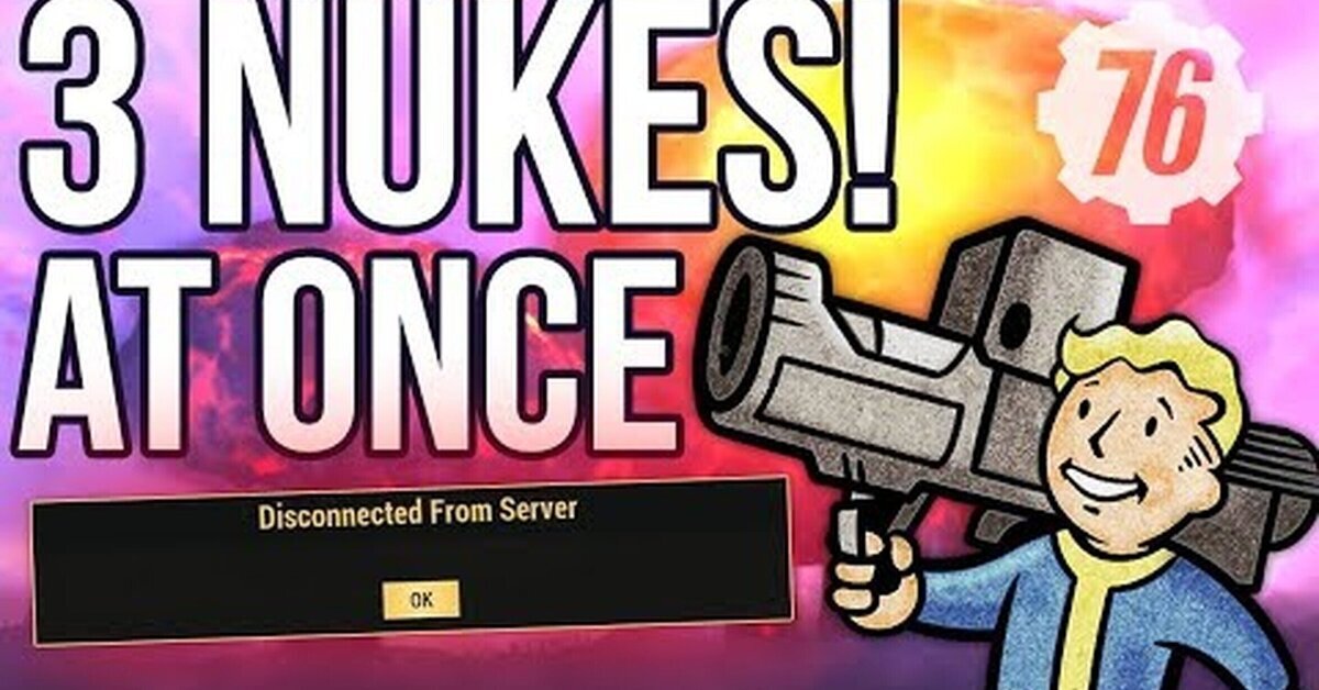 3 bombas nucleares hacen caer los servidores de Fallout 76