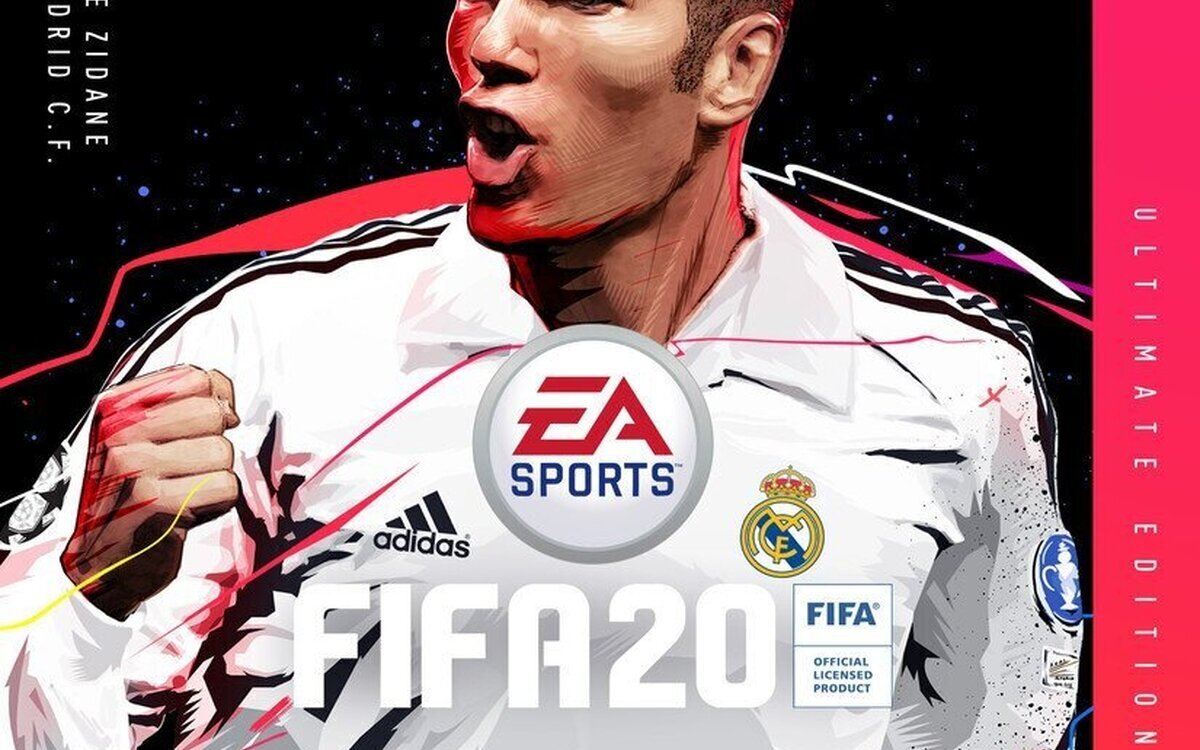 Zidane protagoniza la portada de la edición Ultimate de FIFA 20
