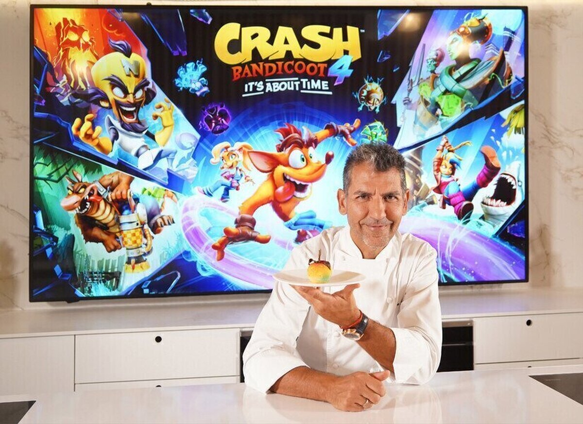 Para celebrar la llegada de Crash Bandicoot 4 el chef Paco Roncero ha creado una receta inspirada en el juego