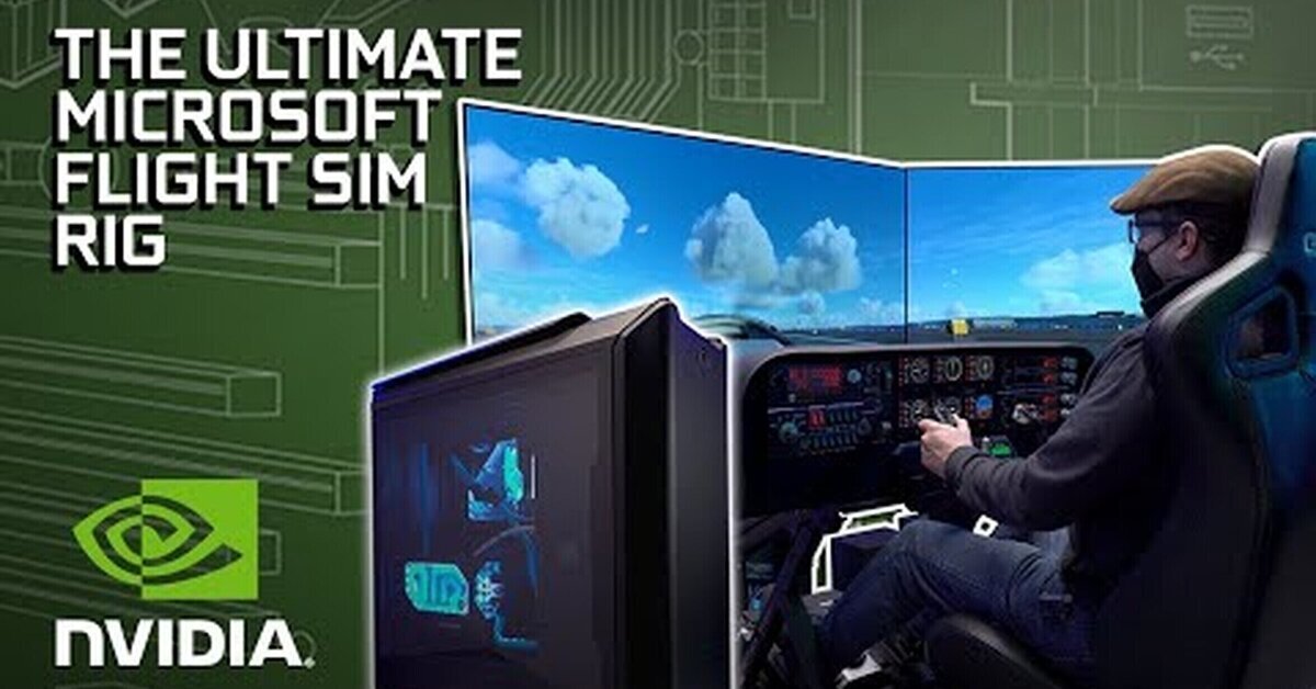Este setup para jugar a Microsoft Flight Simulator es más caro que una avioneta