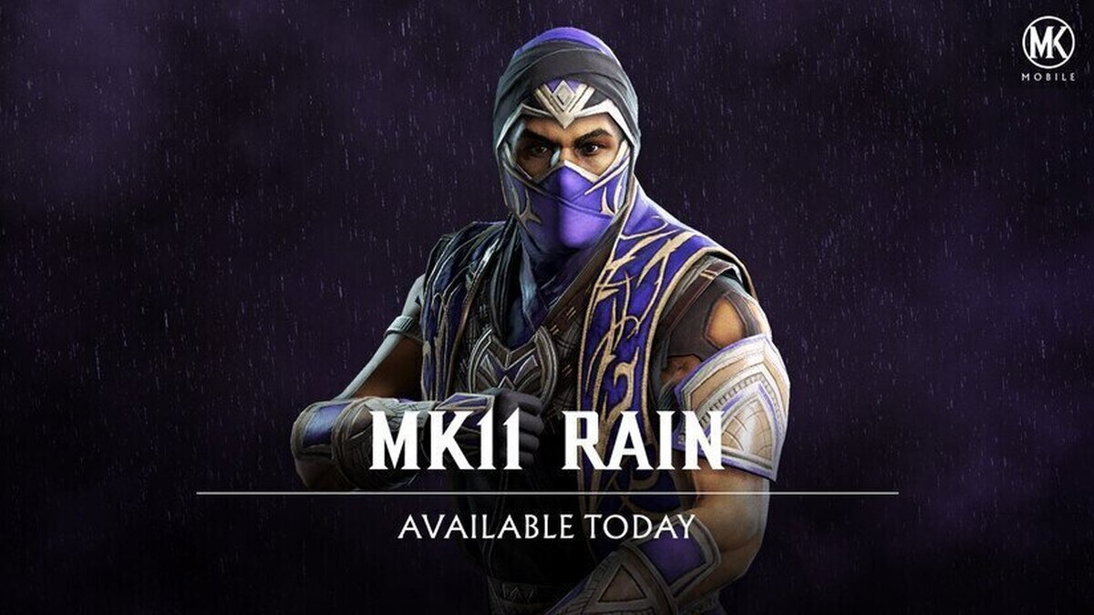 Rain de MK11 llega a Mortal Kombat Mobile para celebrar el sexto aniversario