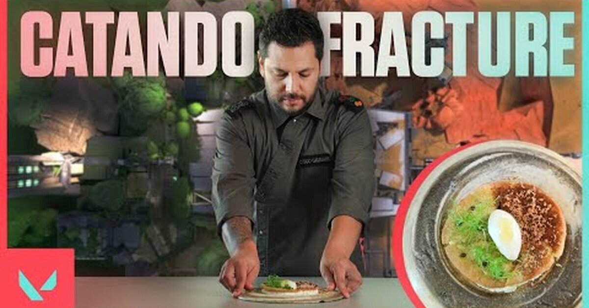 El multipremiado chef Diego Gallegos se inspira en VALORANT para su nueva receta, Fracture