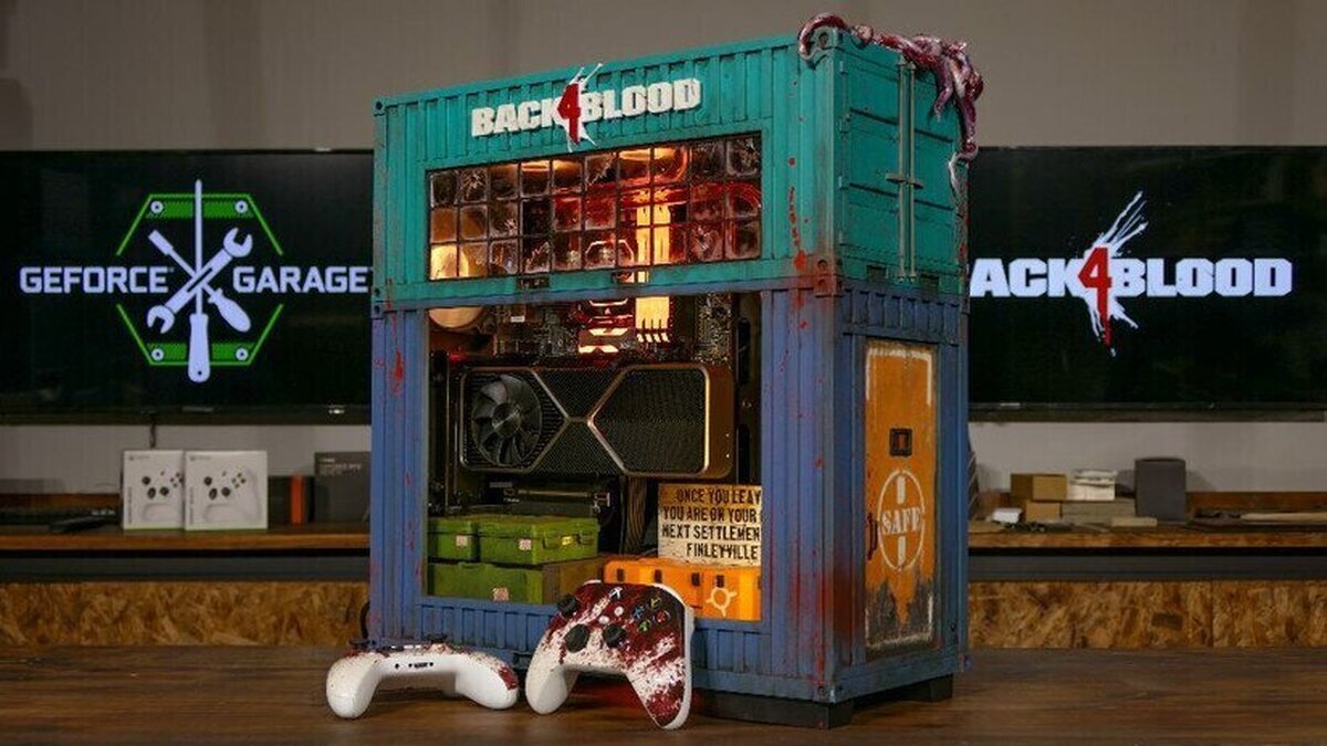 Desvelamos el increíble custom PC inspirado en Back 4 Blood.