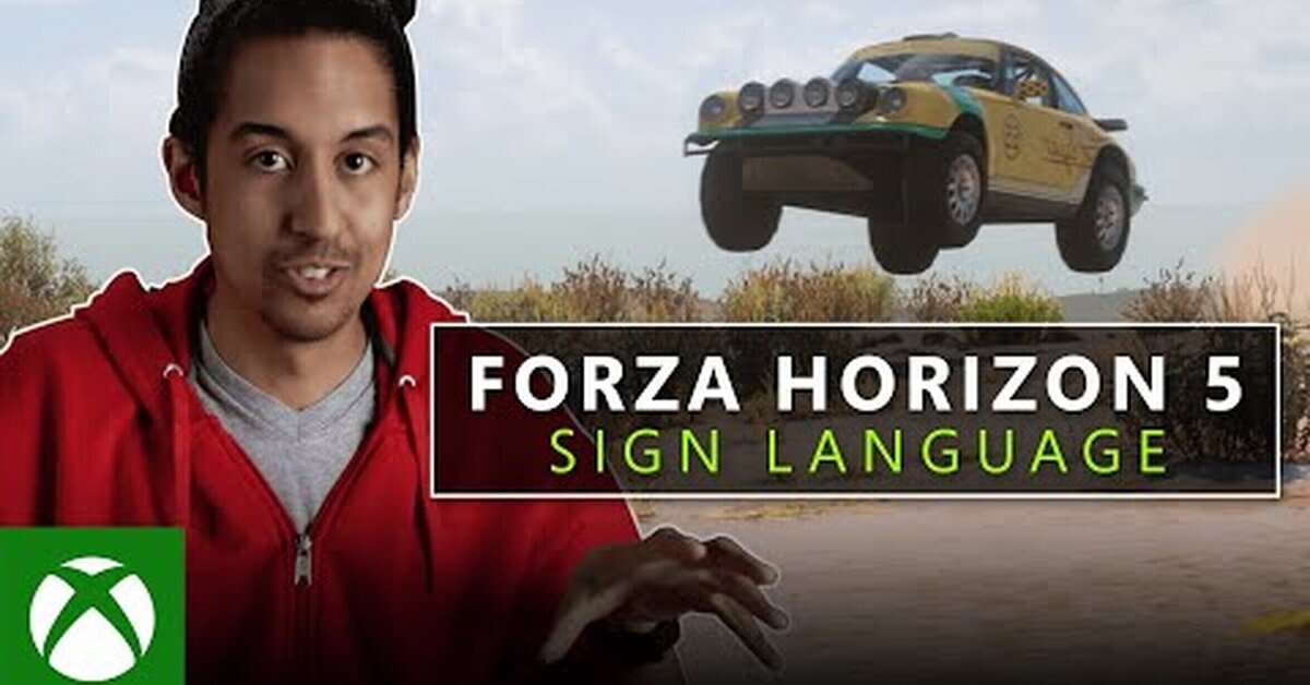 Forza Horizon 5 introduce la compatibilidad con la lengua de signos en cientos de cinemáticas
