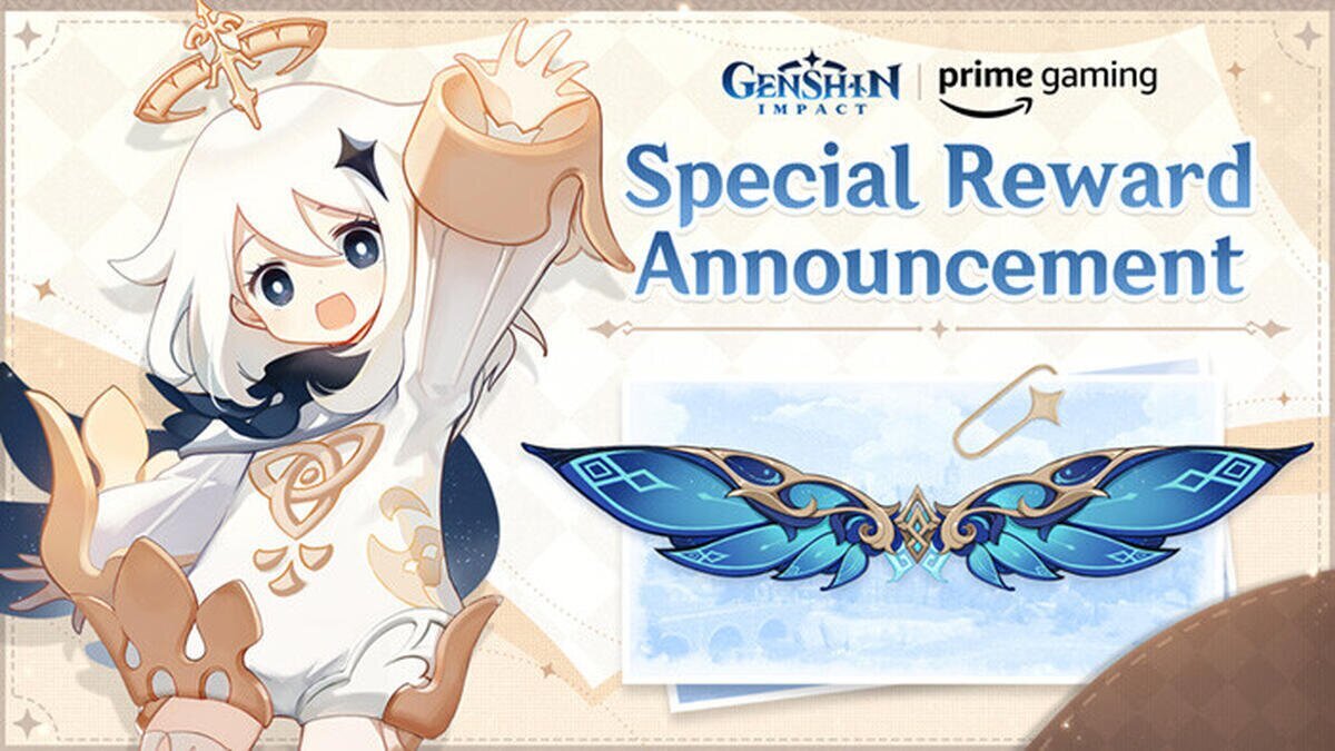 Cónsigue el drop exclusivo de Prime Gaming de Genshin Impact, ¡Wings of the Starlit Feast!