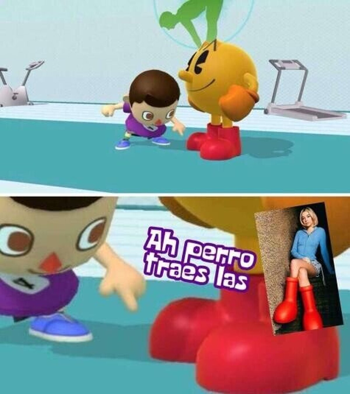 Pacman trae las mismas botas
