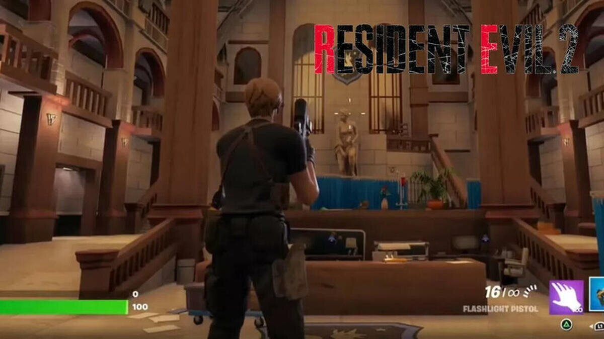 Han conseguido recrear la comisaría de Resident Evil 2 en el editor de Fortnite