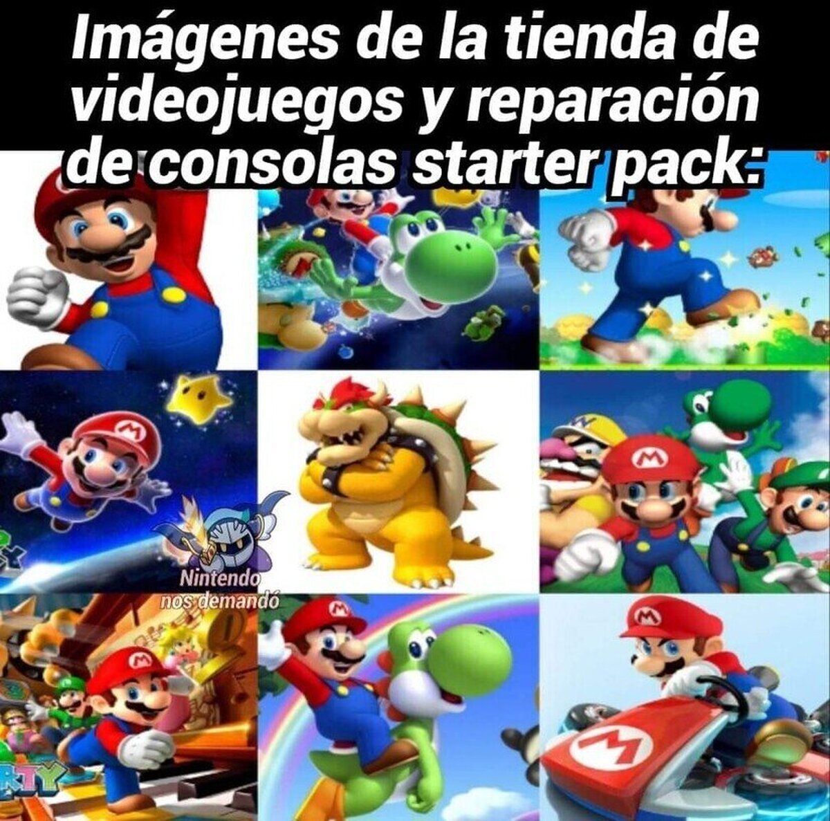 Todos tienen las mismas imágenes