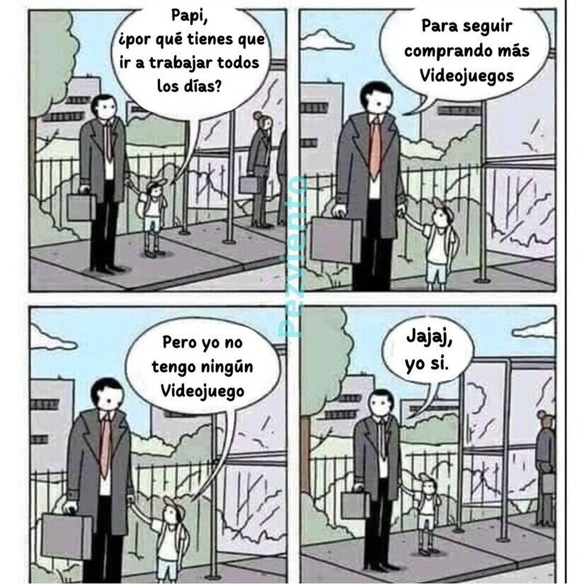 El esfuerzo de un padre