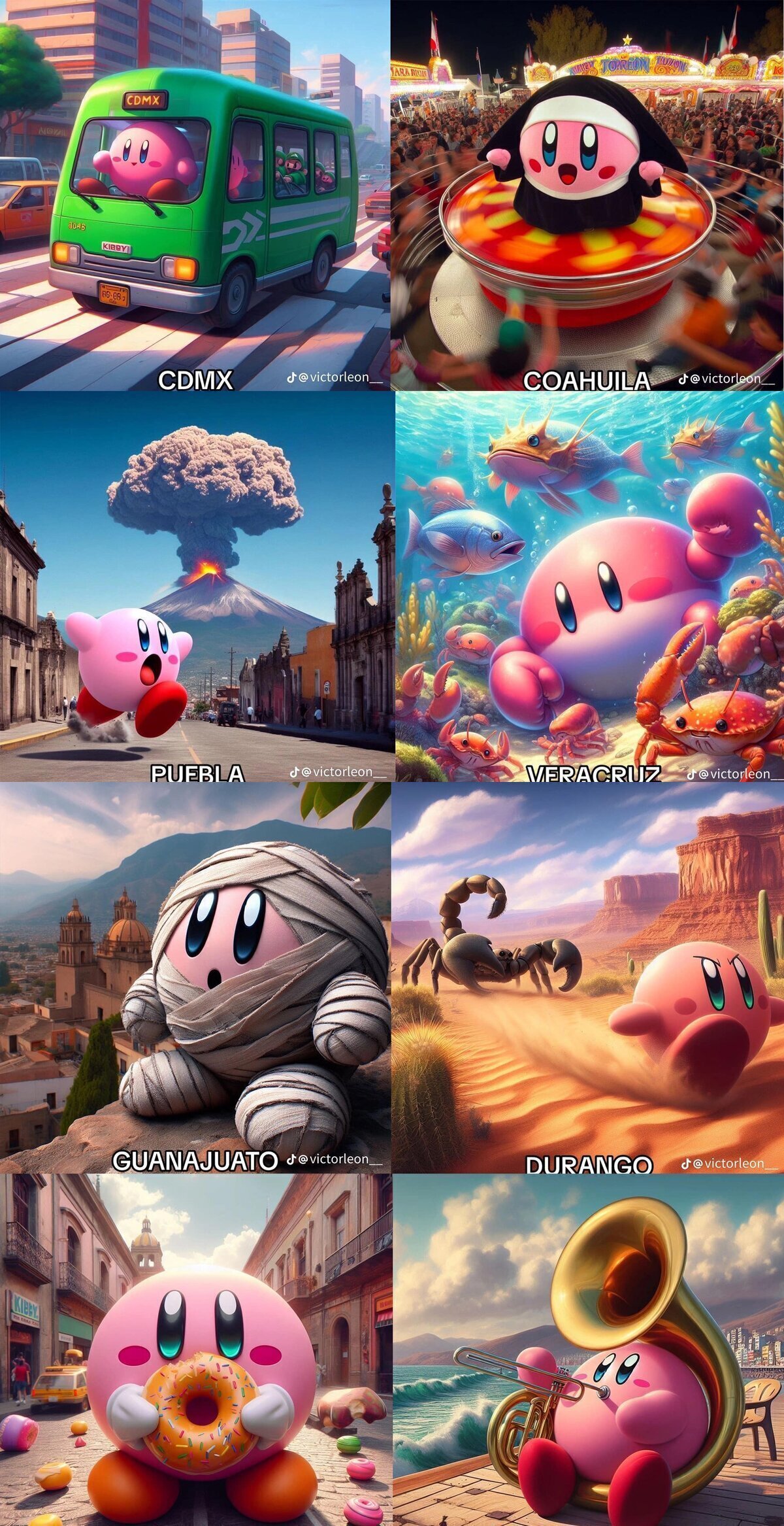 Kirby de tour por México