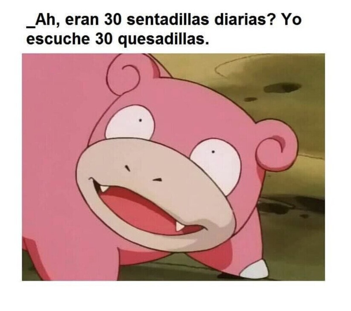 No entendí le mensaje