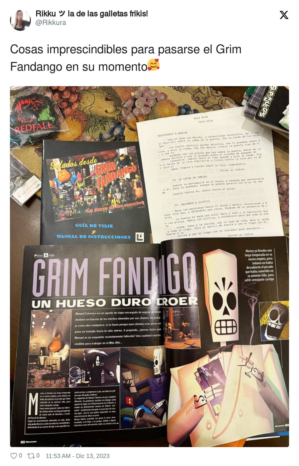Cosas imprescindibles para pasarse el Grim Fandango en su momento