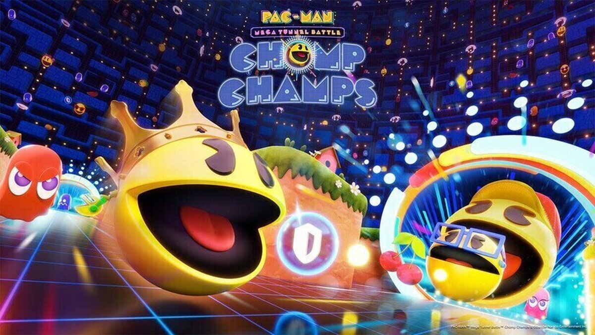 PAC-MAN MEGA TUNNEL BATTLE CHOMP CHAMPS llega a consolas y PC en mayo