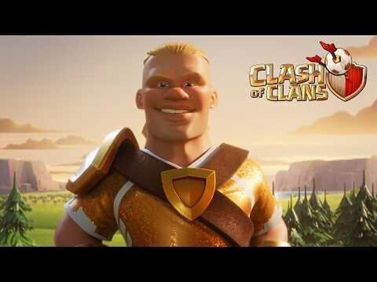 Erling Haaland se convierte en un personaje de Clash of Clans