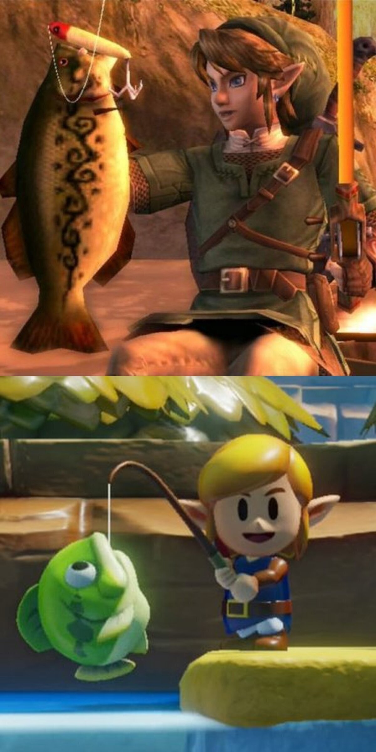 Breath of the Wild y Tears of the Kingdom no son obras maestras porque les falta LA PESCA