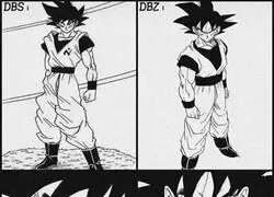 ¿Goku TOYOTARO o Goku TORIYAMA.? Paneles muy similares.Me quedo con Toriyama de lejos