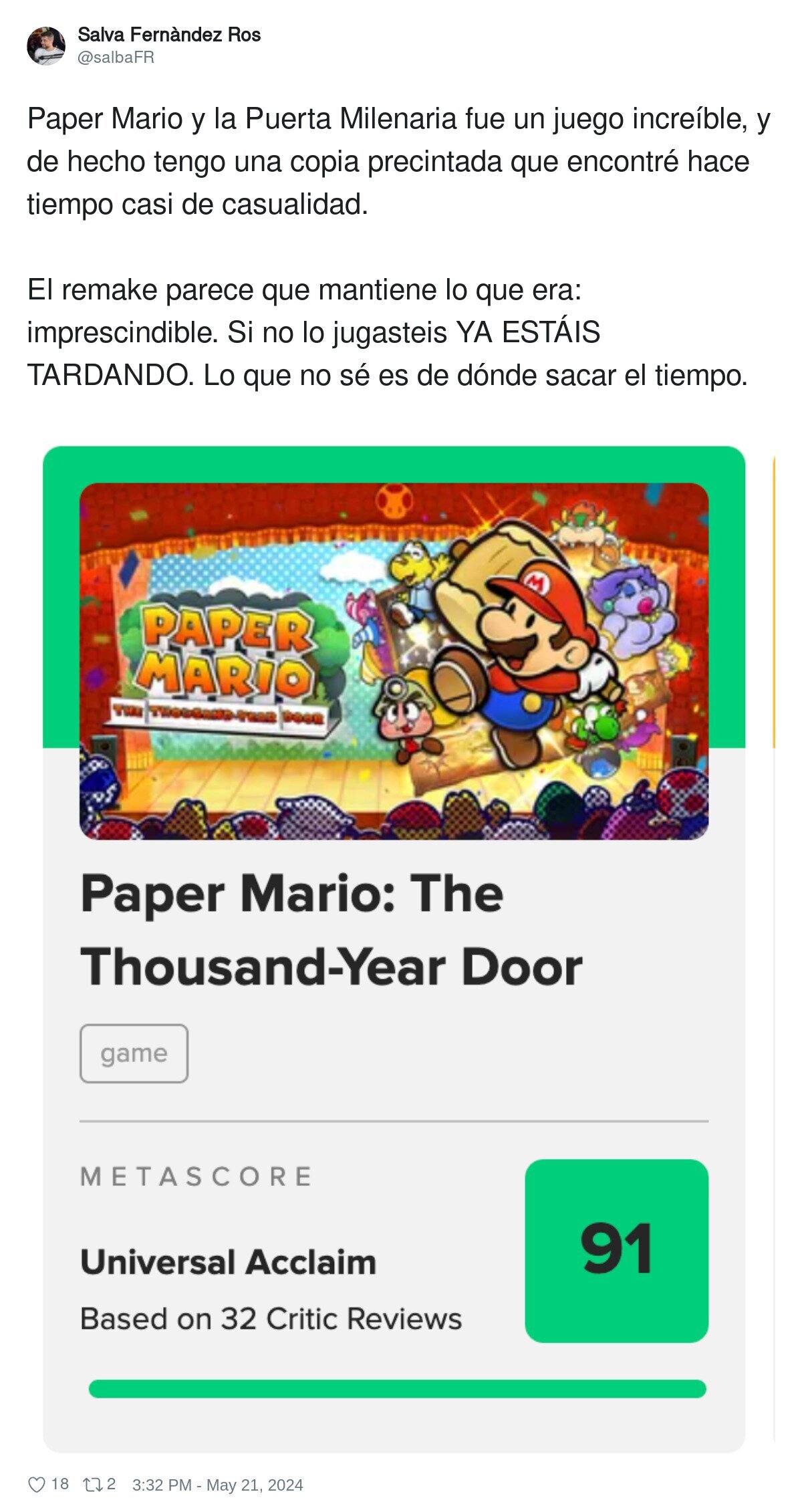 Parece que la crítica ha hablado, por @