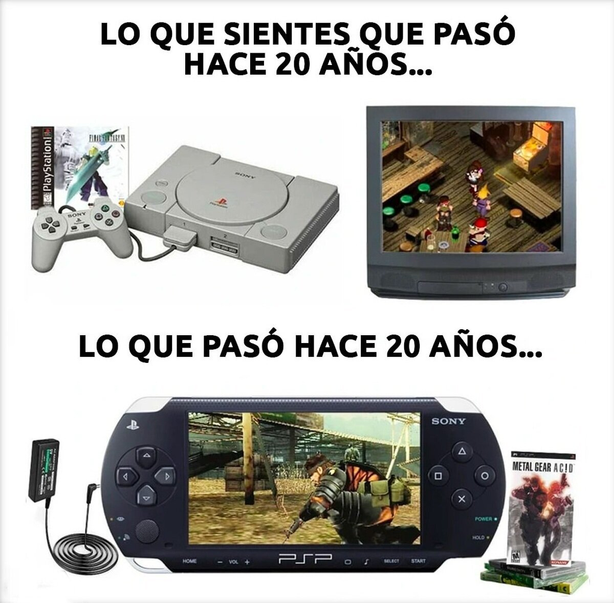 El tiempo no perdona ¿Qué estabas haciendo hace 20 años?