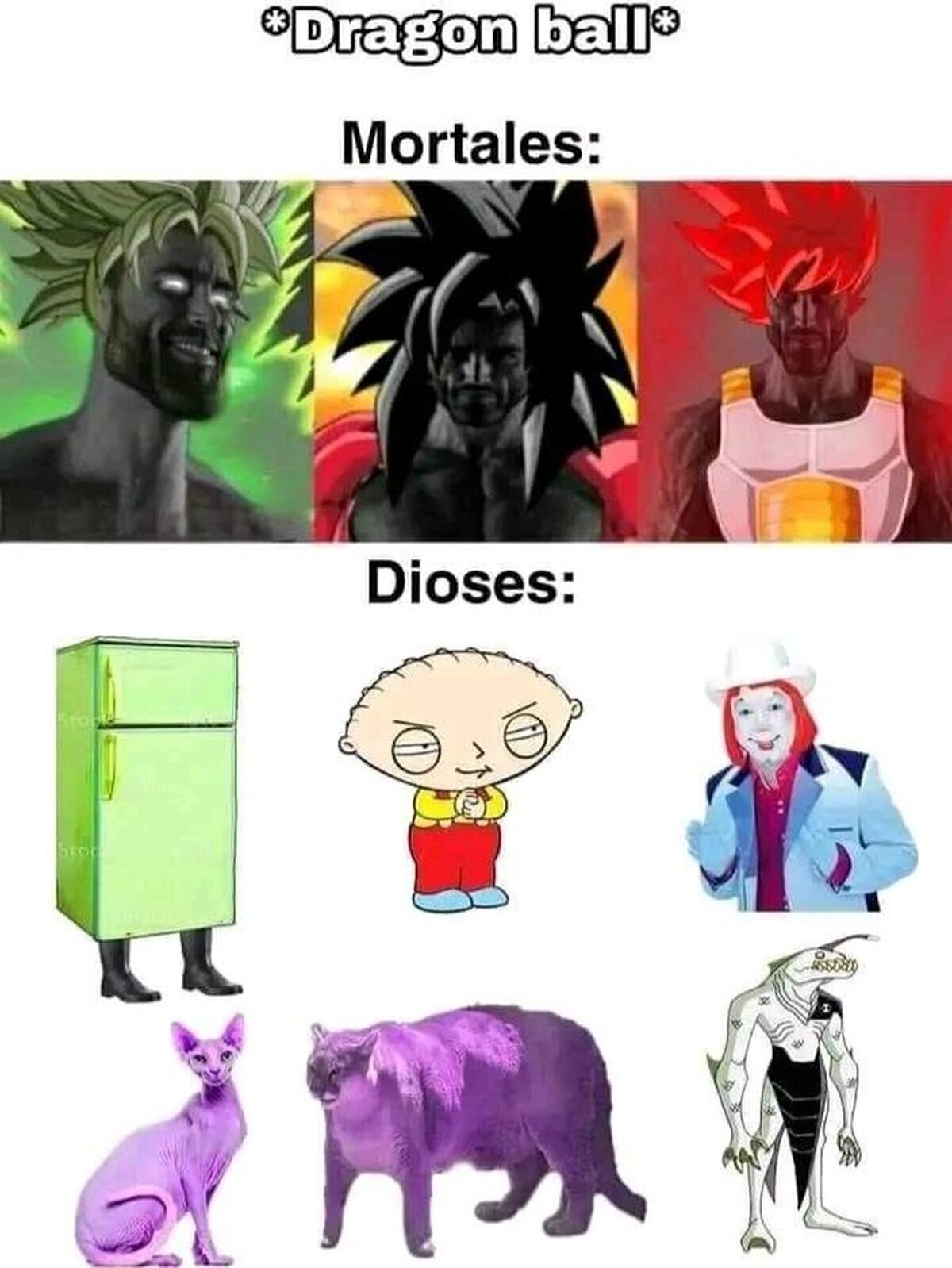 Los dioses se pueden ver como quieran