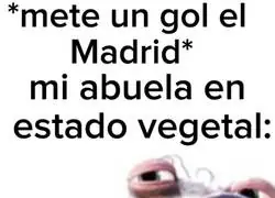 La abuela amaneció basada