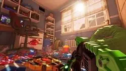 HYPERCHARGED: Unboxed. El aparatado 'indie' donde te das tiros con juguetes dentro de una habitación