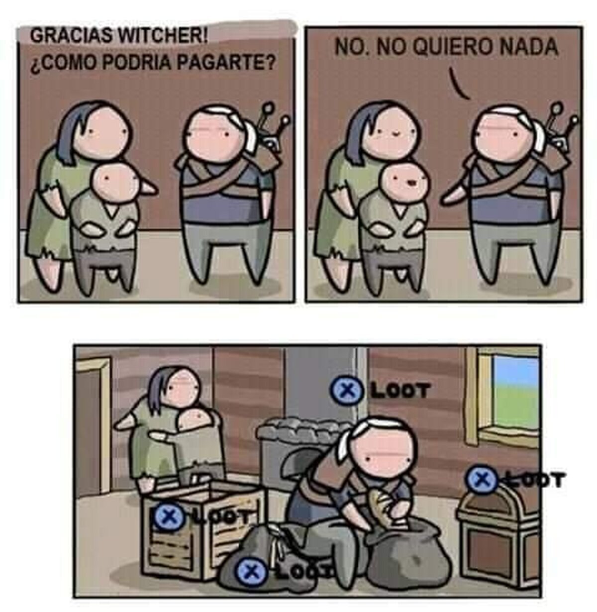 "Mamá, se metió un brujo a la casa".