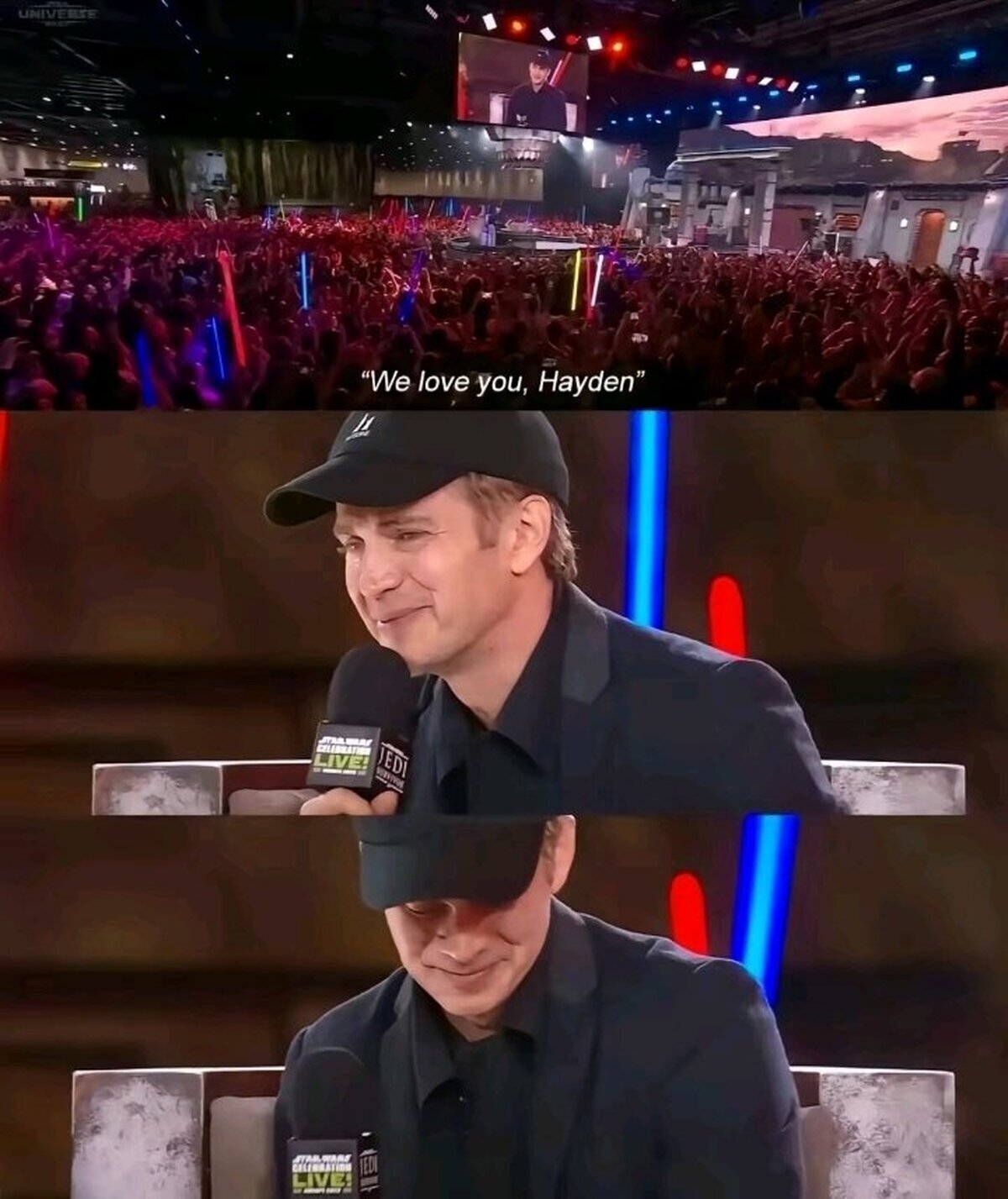 El grito de un joven fan de Star Wars que emocionó a Hayden Christensen