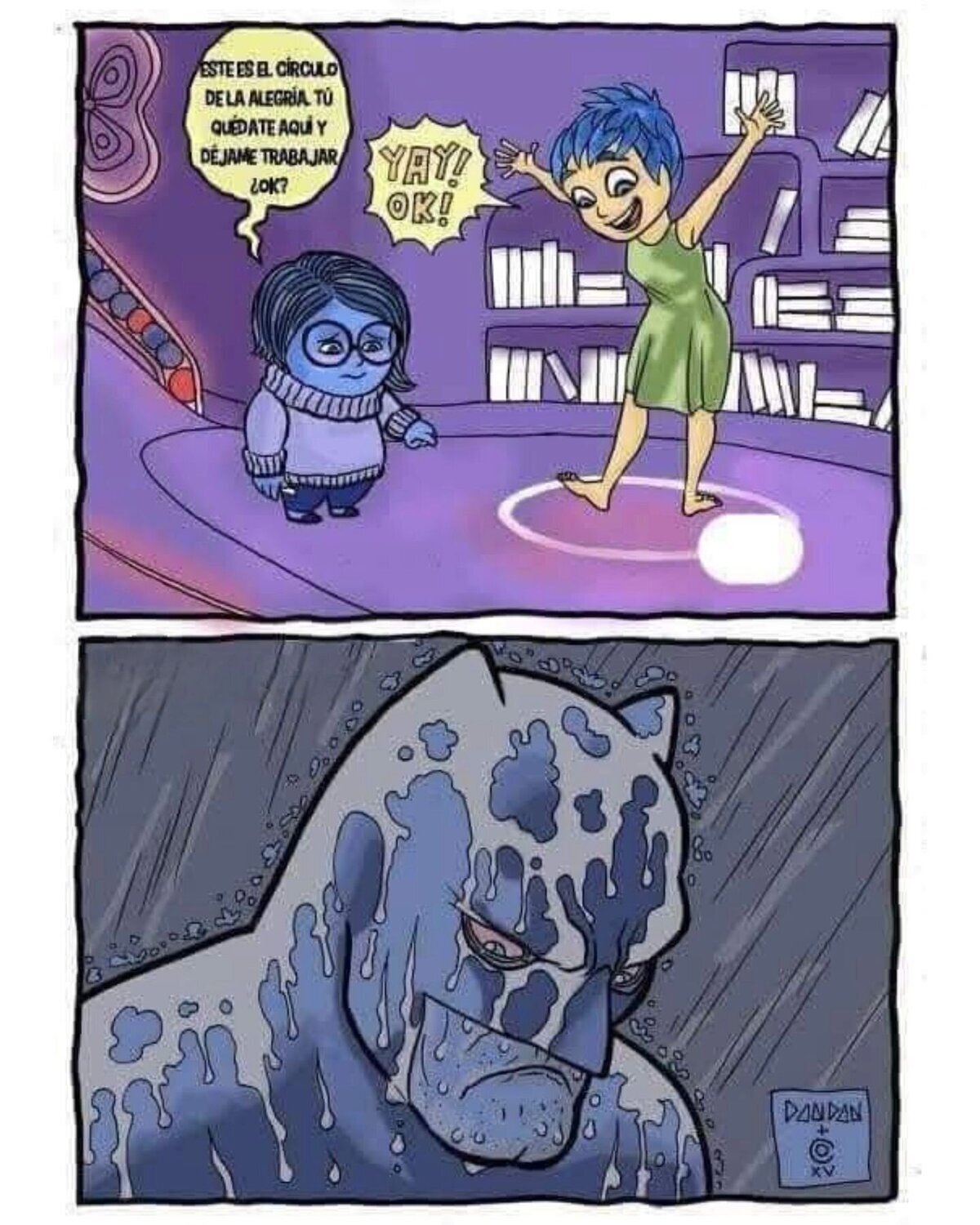 El murciélago está triste