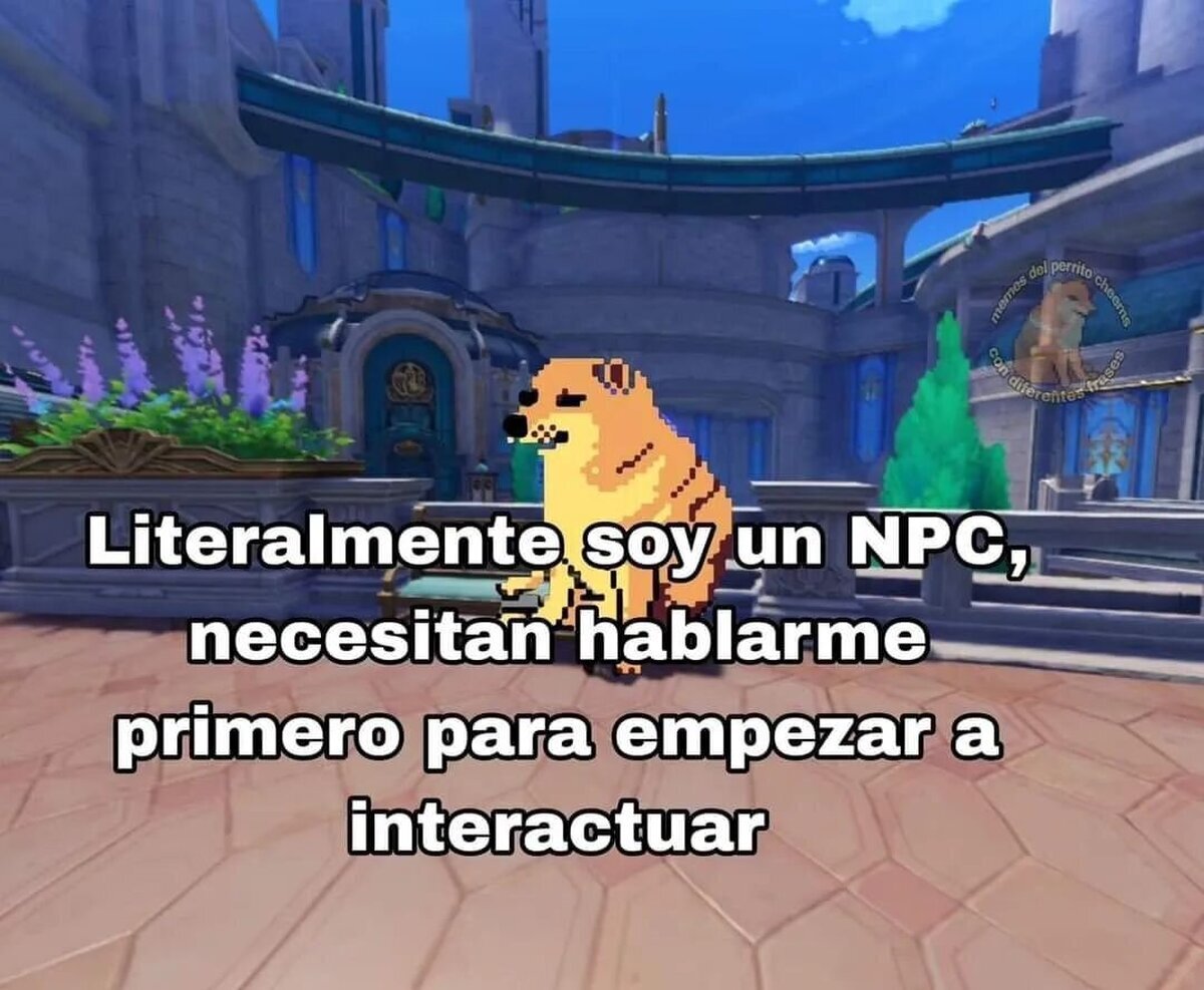 Me siento un NPC