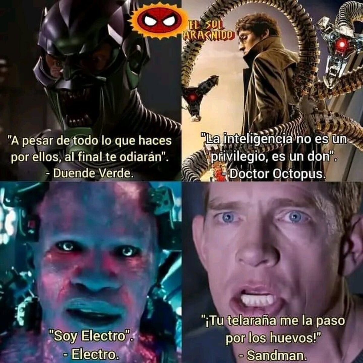 Frases de villanos de Spider-Man