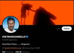 Lo de Joe Manganiello cambiando su banner y bio. Sí que es un villano