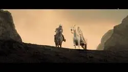 Esta carga comandada por Gandalf el Blanco...