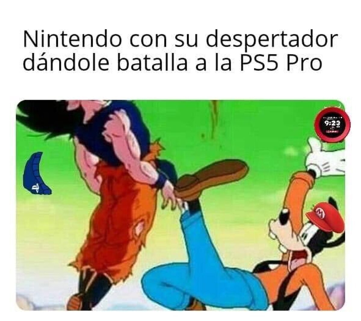 Con un despertador...