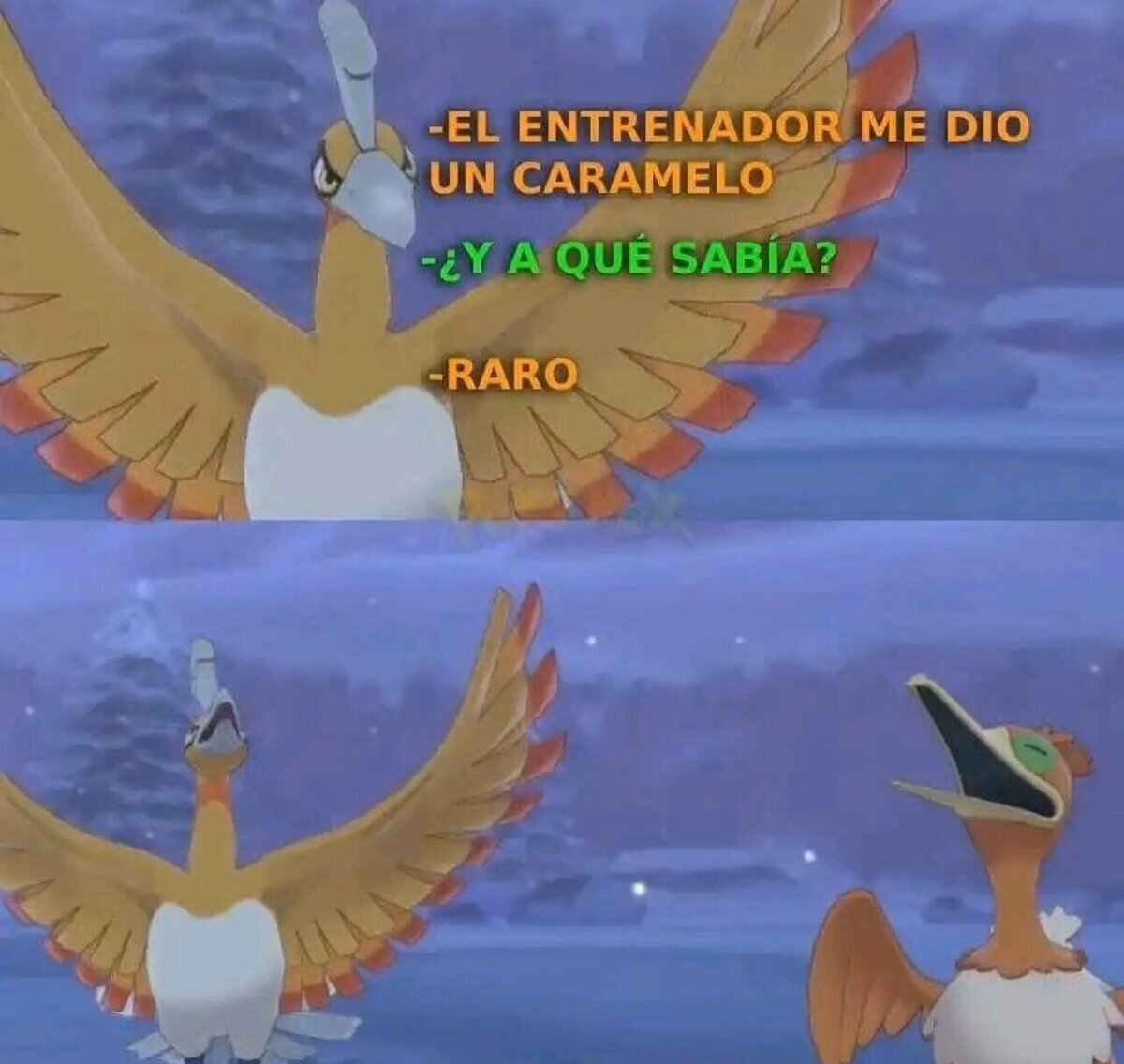 El caramelo del entrenador