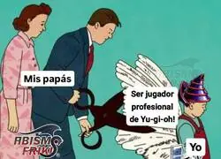 Volveré a estudiar. Del Yugioh no se puede vivir