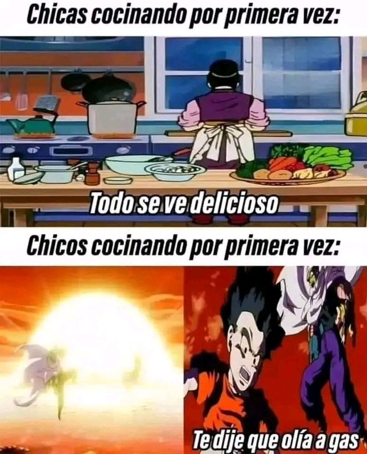 Un desastre en la cocina