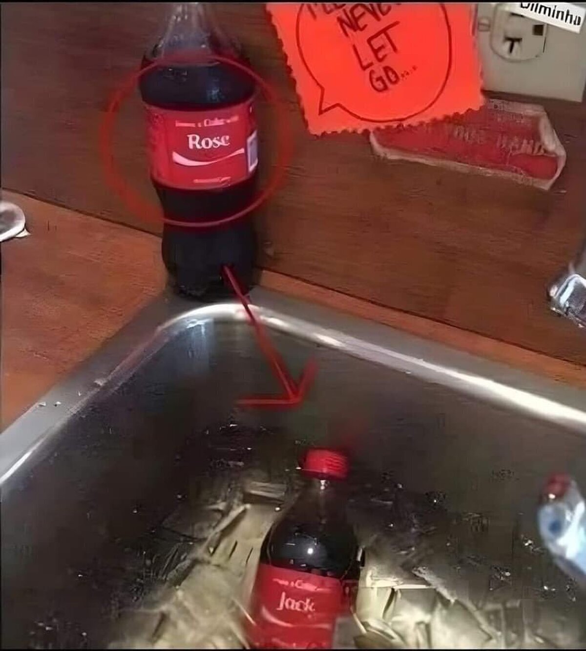 Una egoísta hasta en versión Coca Cola