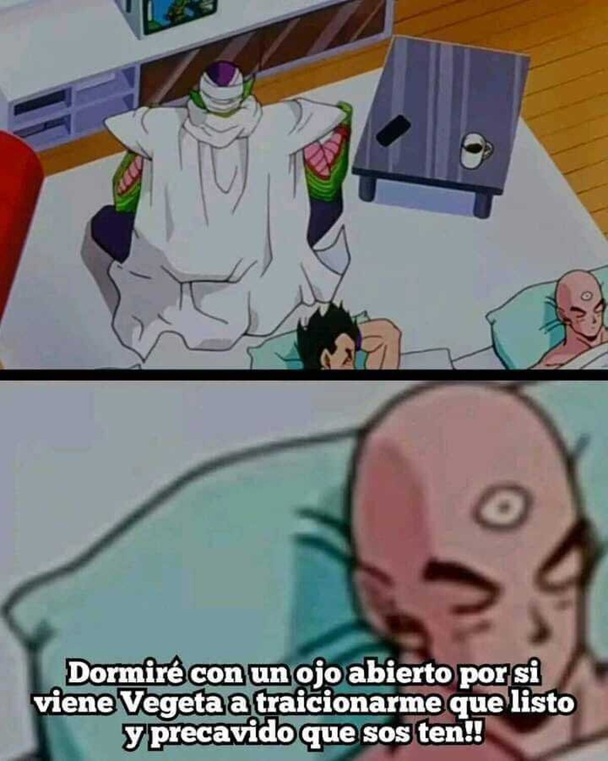 Siempre alerta con Vegeta