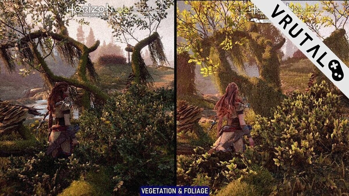 Aquí tenemos las primeras comparaciones entre Horizon Zero Dawn original y su remaster