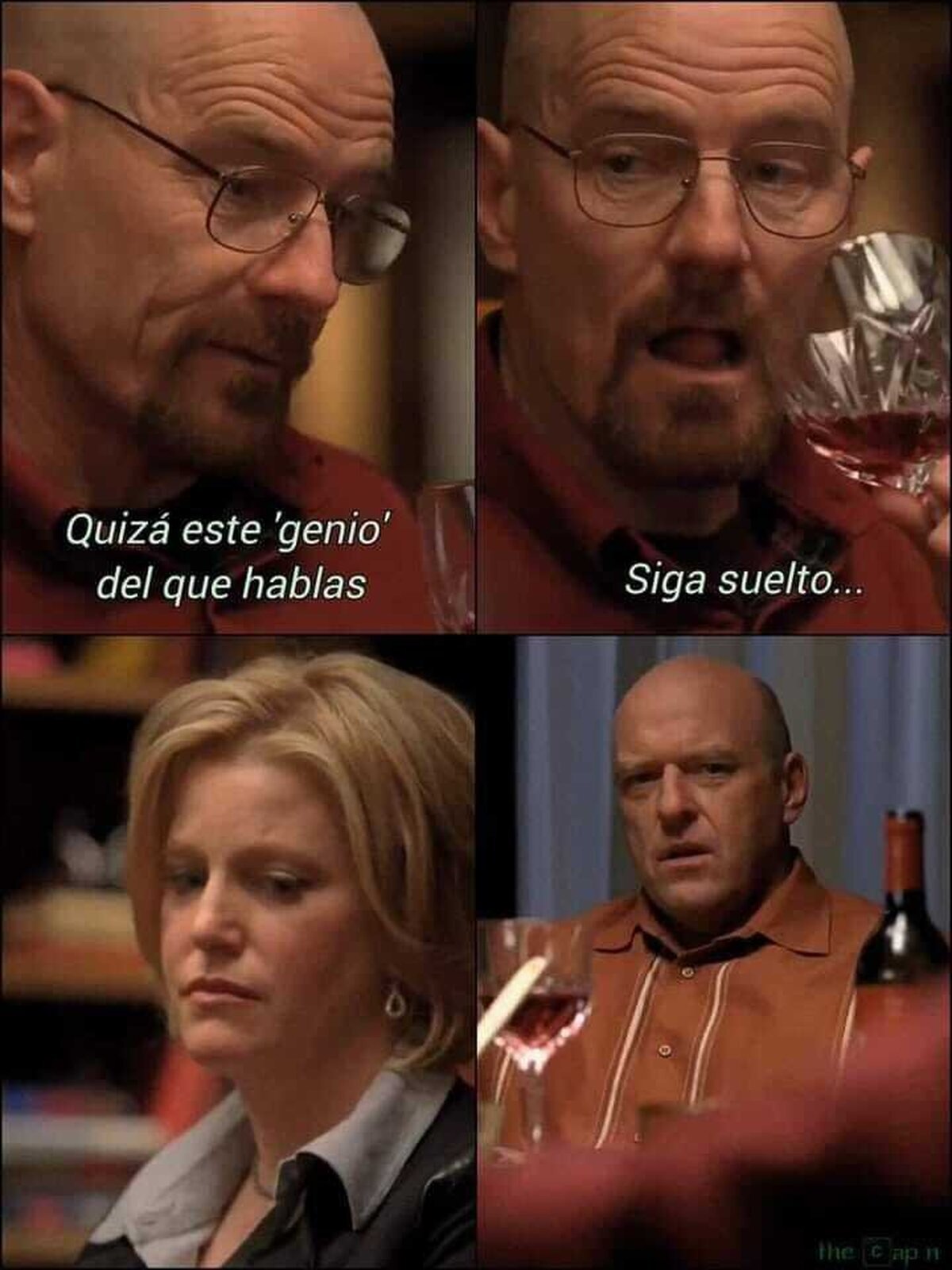 El ego de este hombre, madre mía