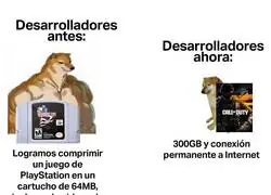 Más requisitos que juegos