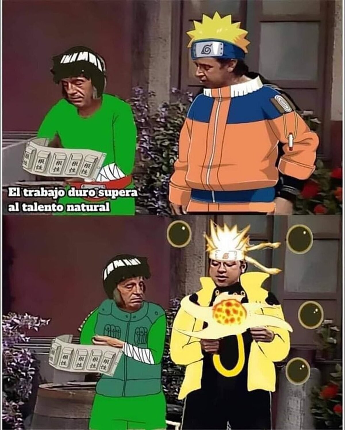 Rock Lee era el único verdadero ninja en un mundo lleno de hechiceros