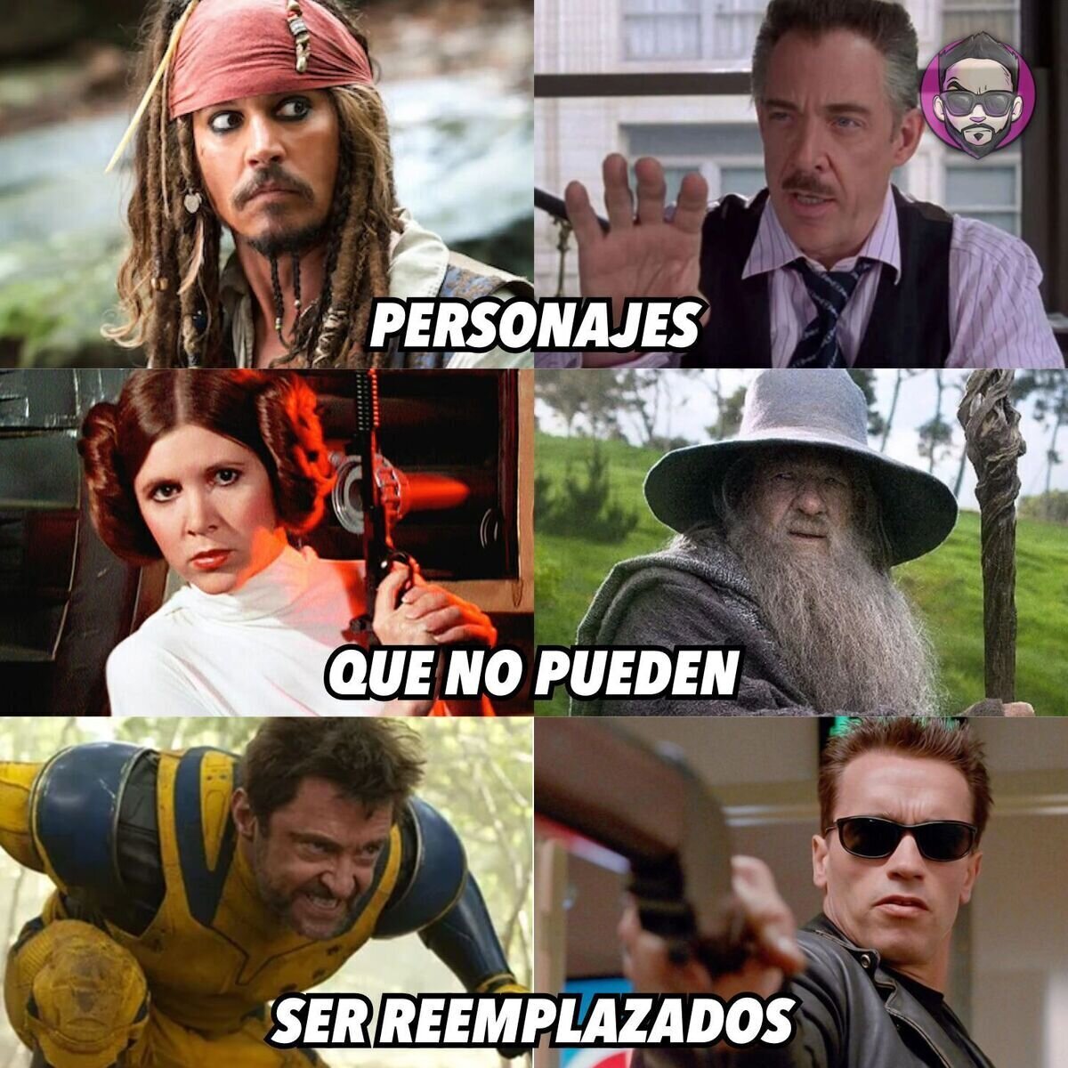 No puedo ver otro rostro en esos roles