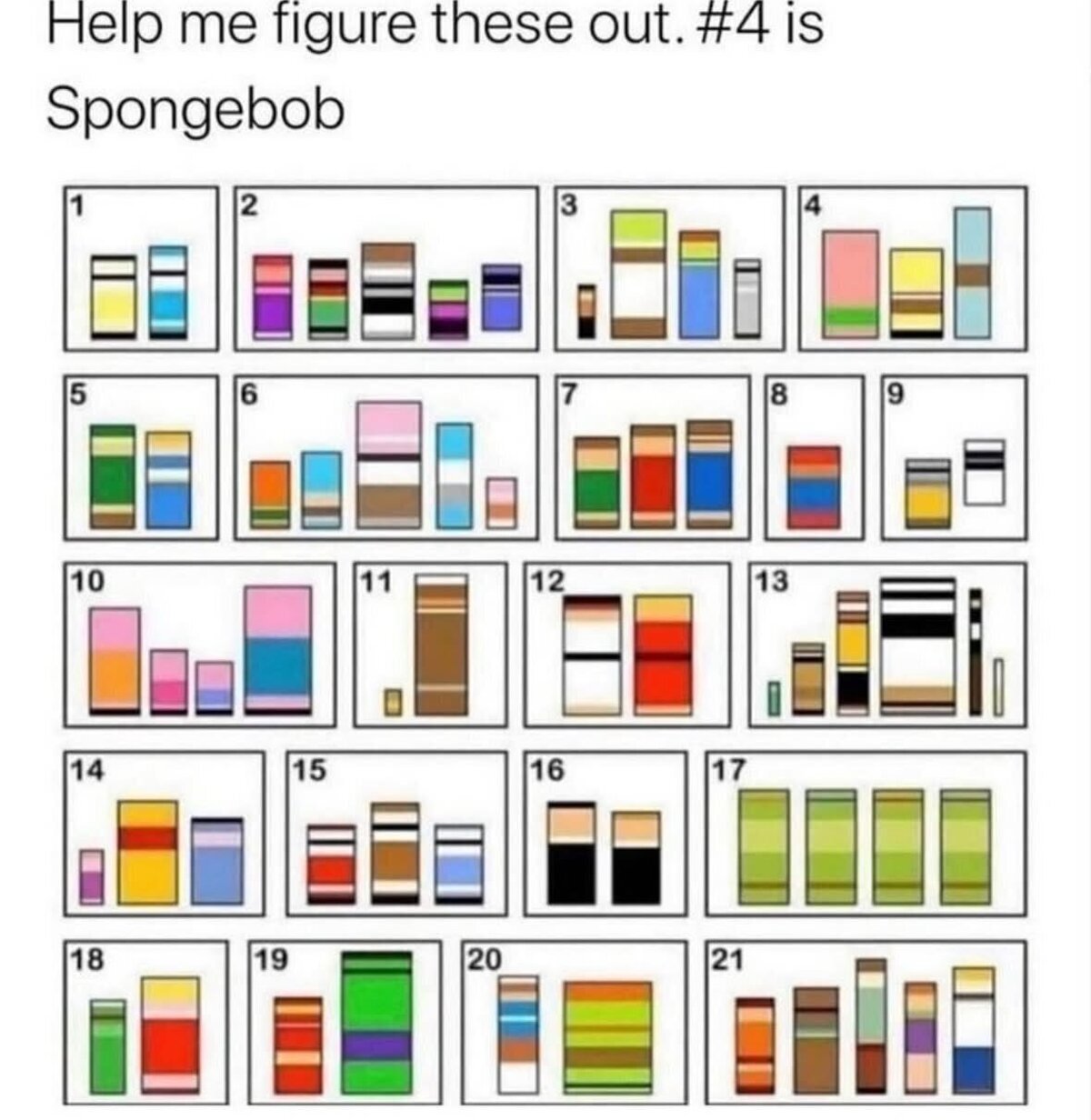 ¿Eres capaz de pillarlos todos?